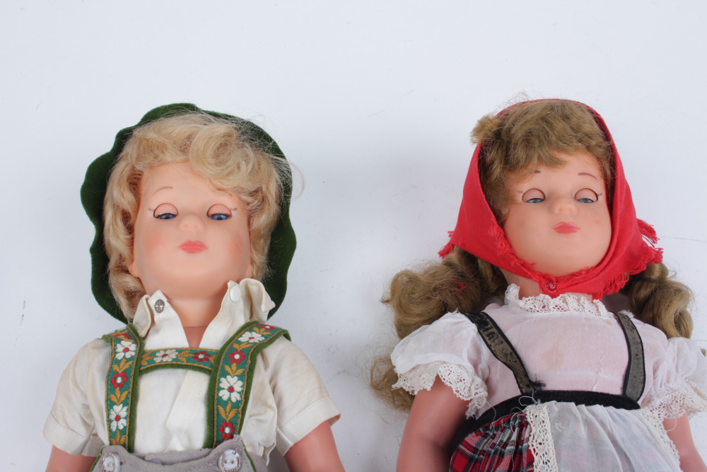 Kathe Kruse Boy and Girl Dolls