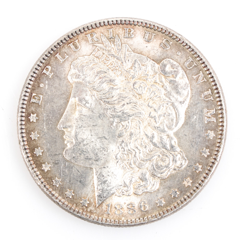 United States 1886 Morgan Silver Dollar