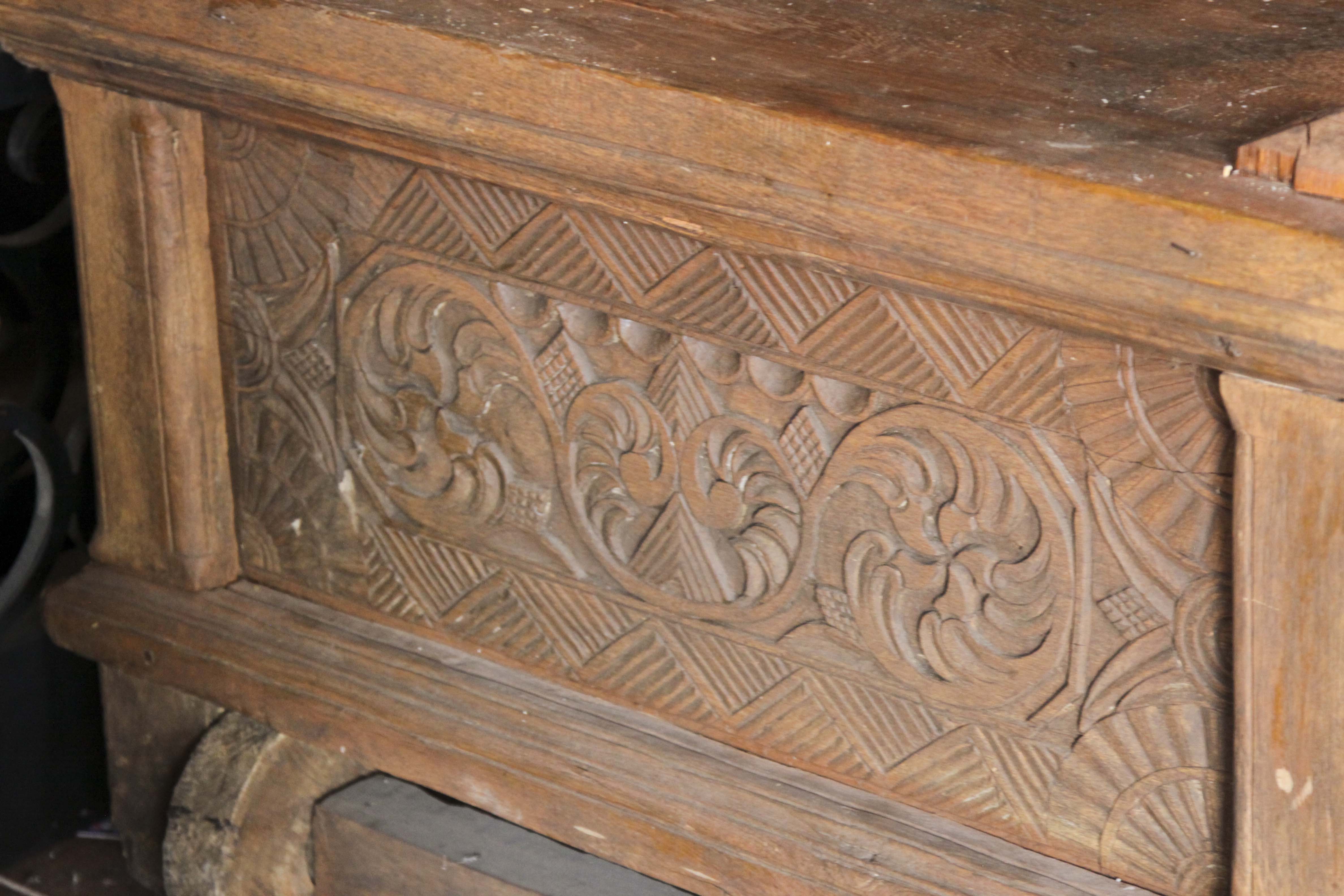 Vintage Indonesian Teak Lounger