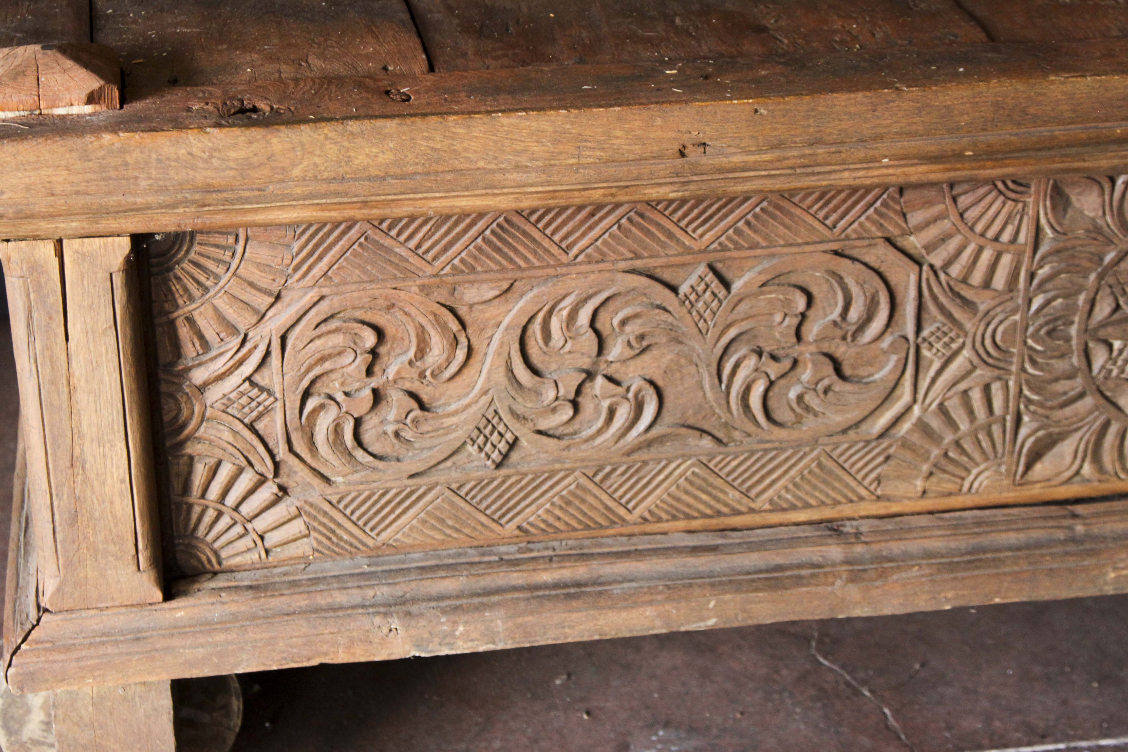 Vintage Indonesian Teak Lounger