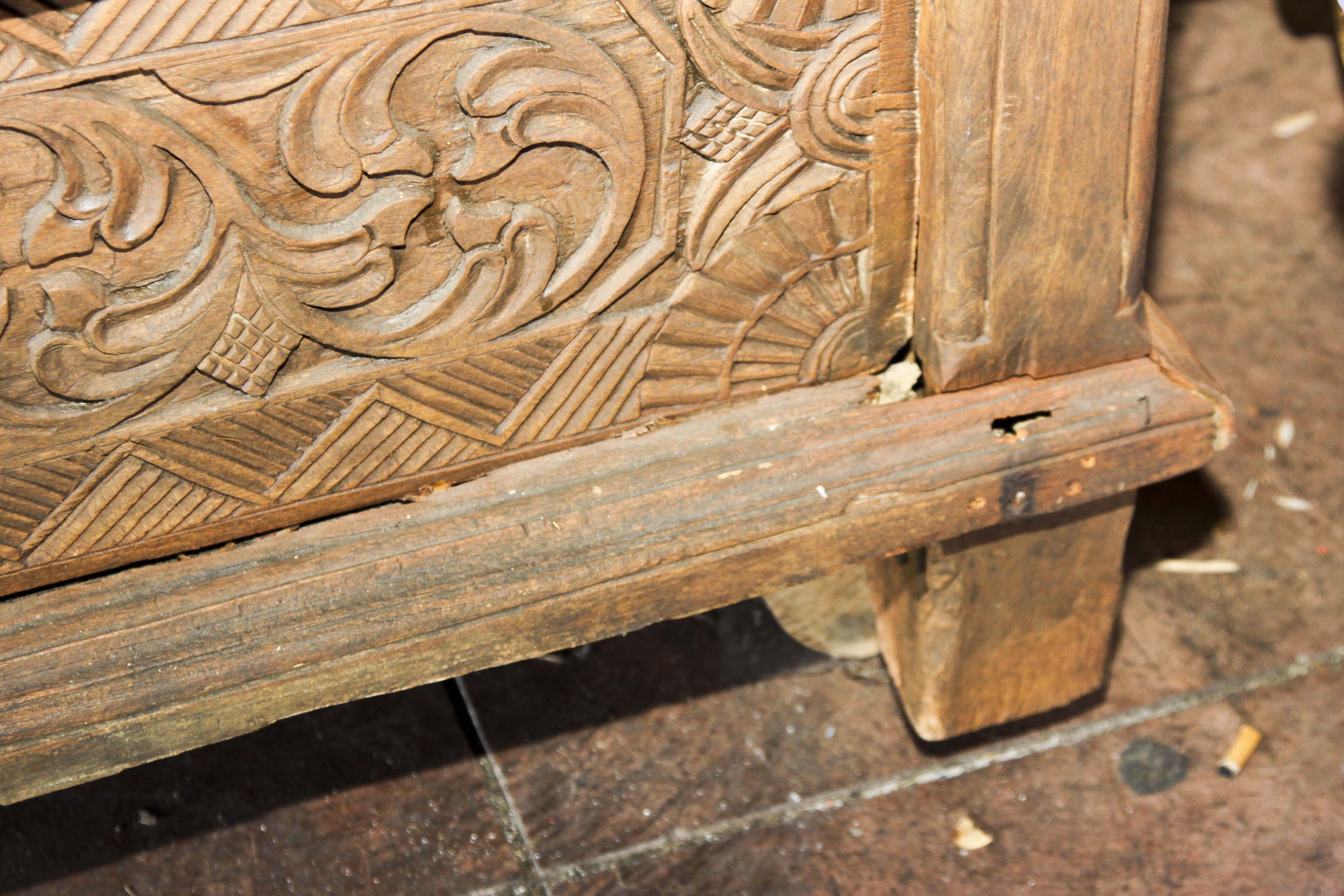 Vintage Indonesian Teak Lounger