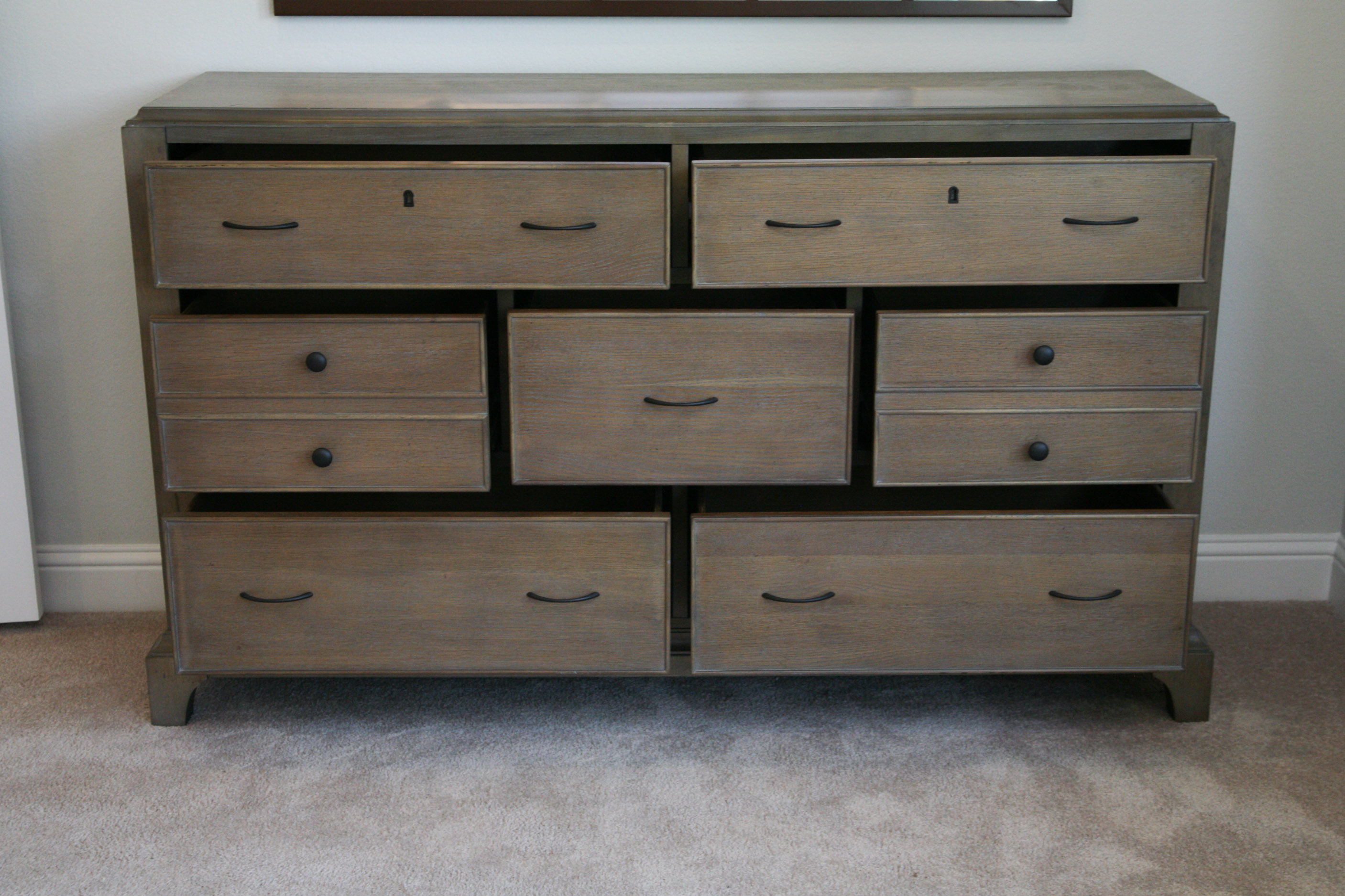 Gray Walnut and Cedar Lined Chest of Drawers by Riverside