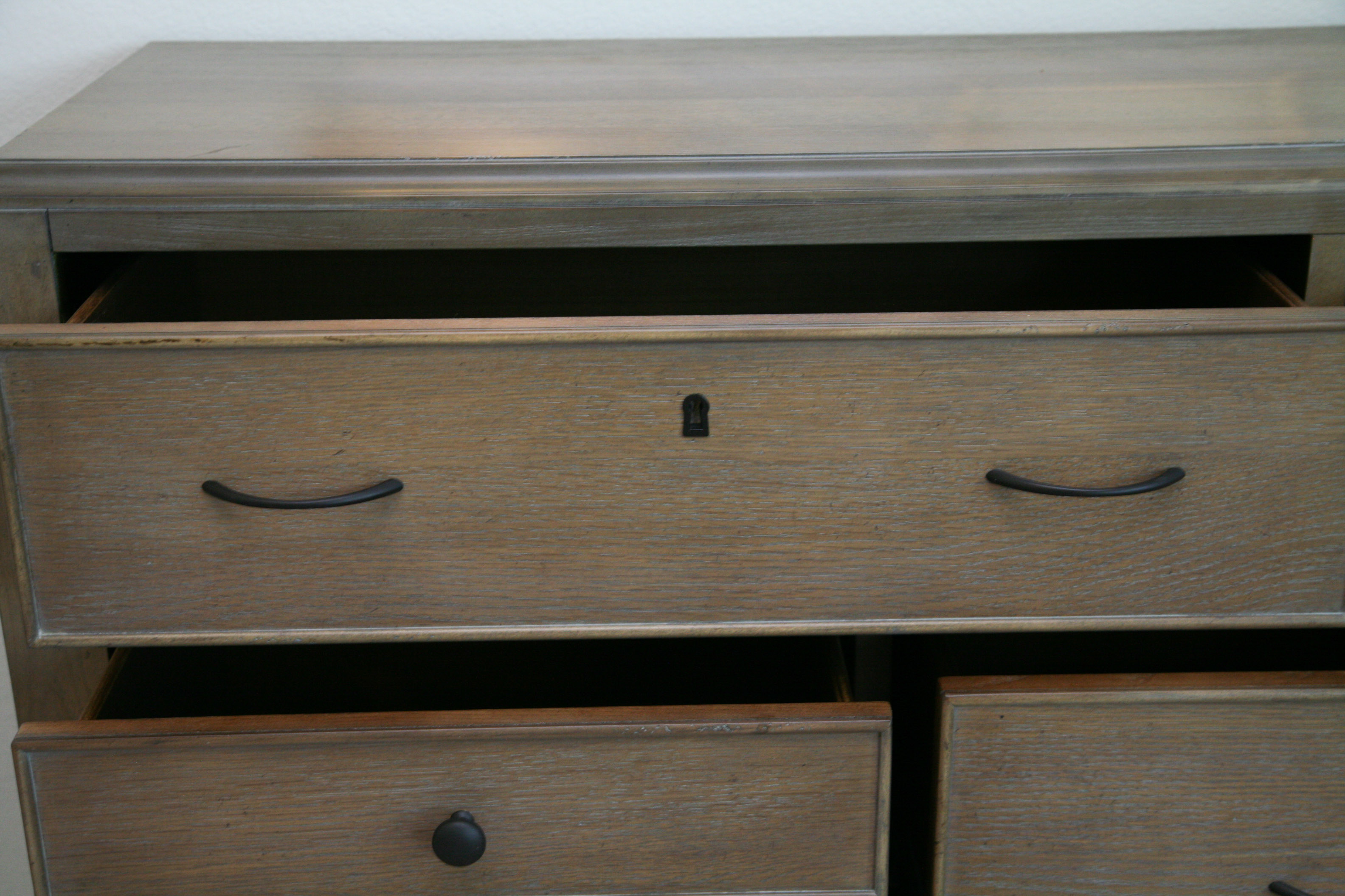Gray Walnut and Cedar Lined Chest of Drawers by Riverside