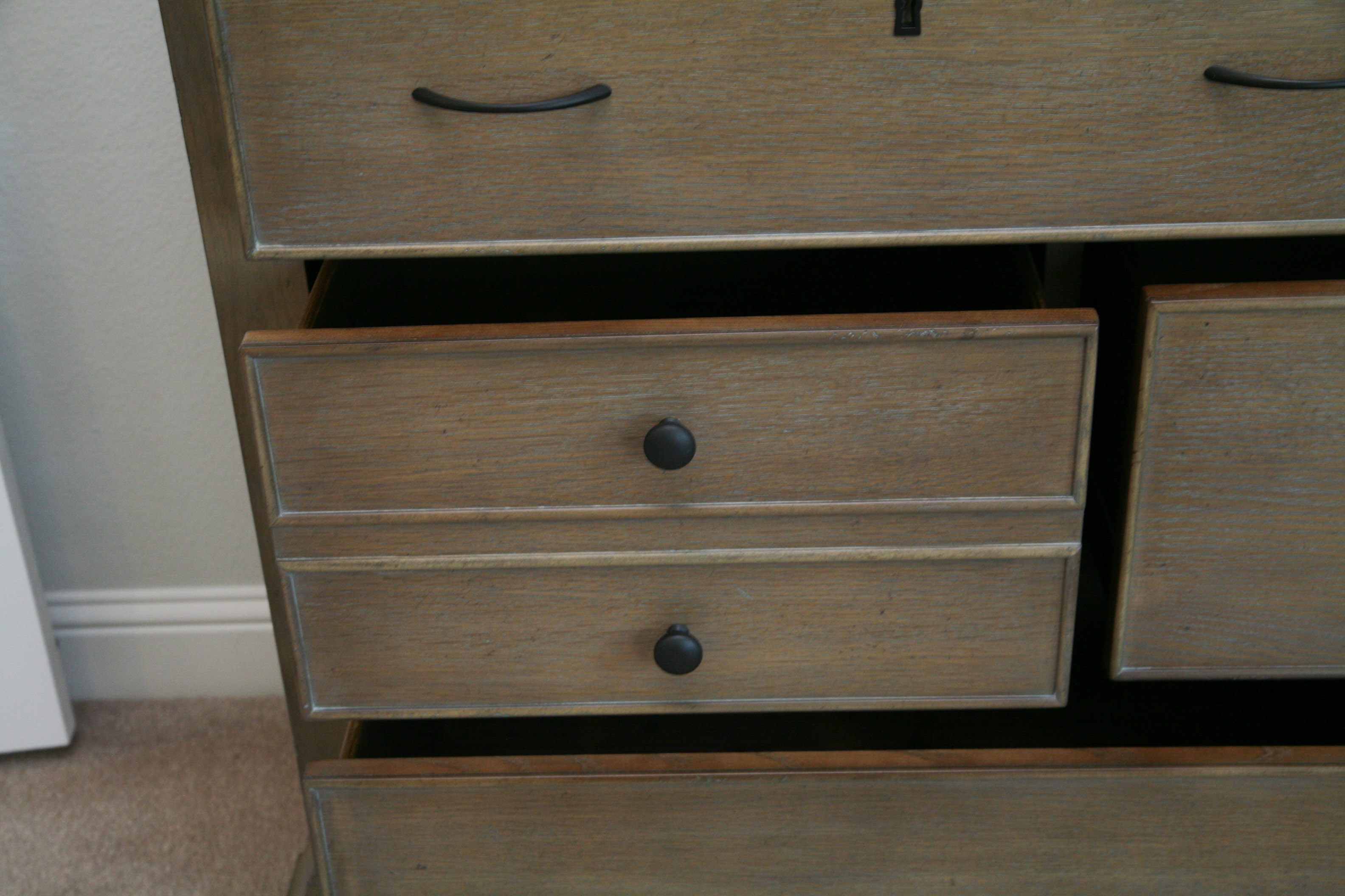 Gray Walnut and Cedar Lined Chest of Drawers by Riverside
