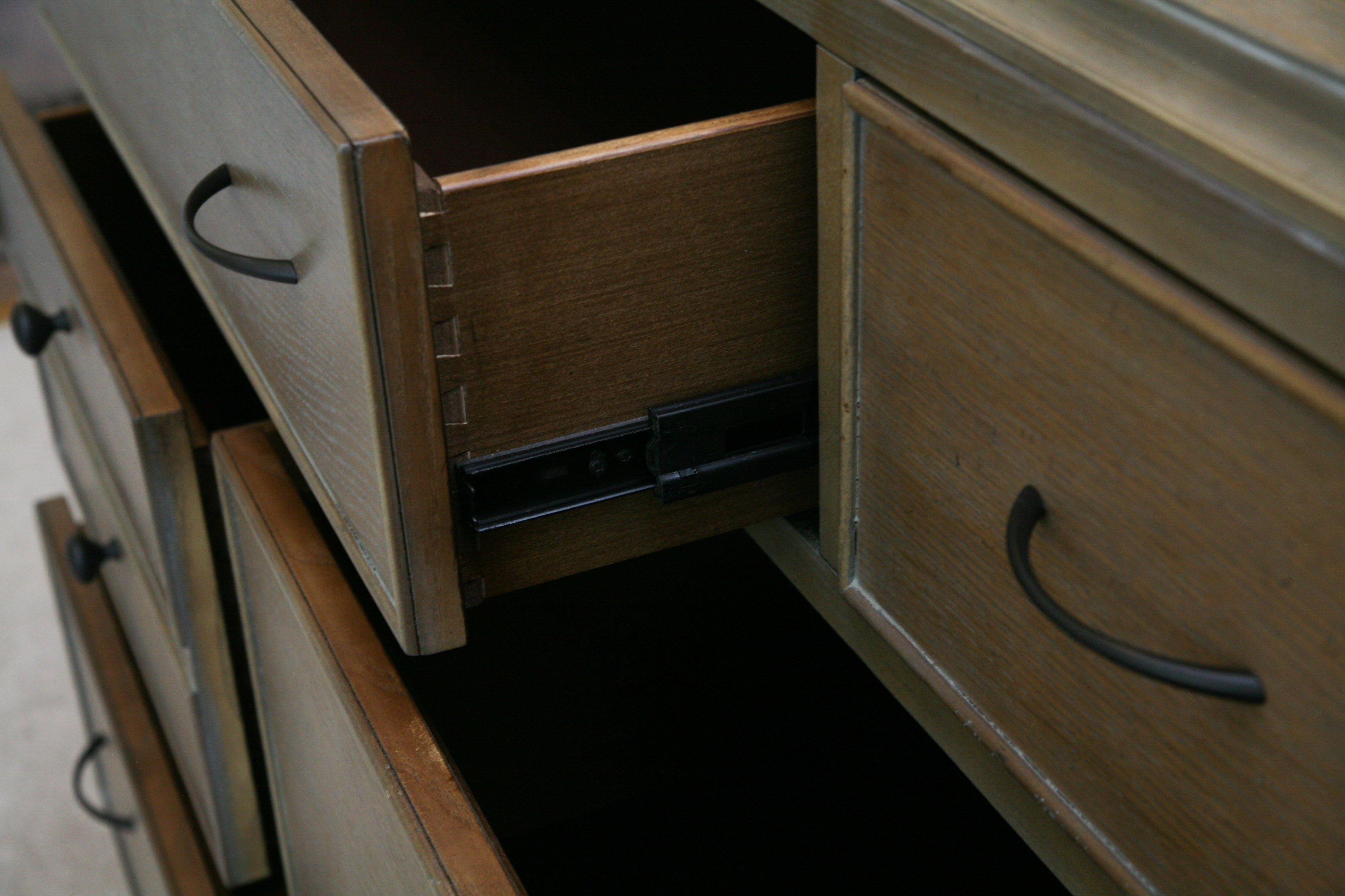 Gray Walnut and Cedar Lined Chest of Drawers by Riverside