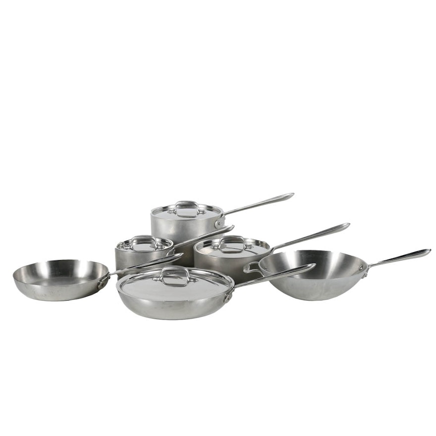 All-Clad d5 Brushed Stainless Cookware Set