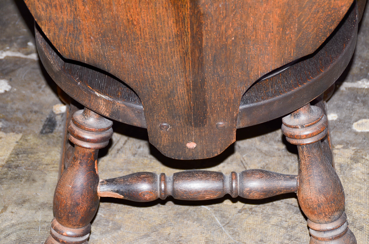 Antique Dutch Style Oak Rocking Chair