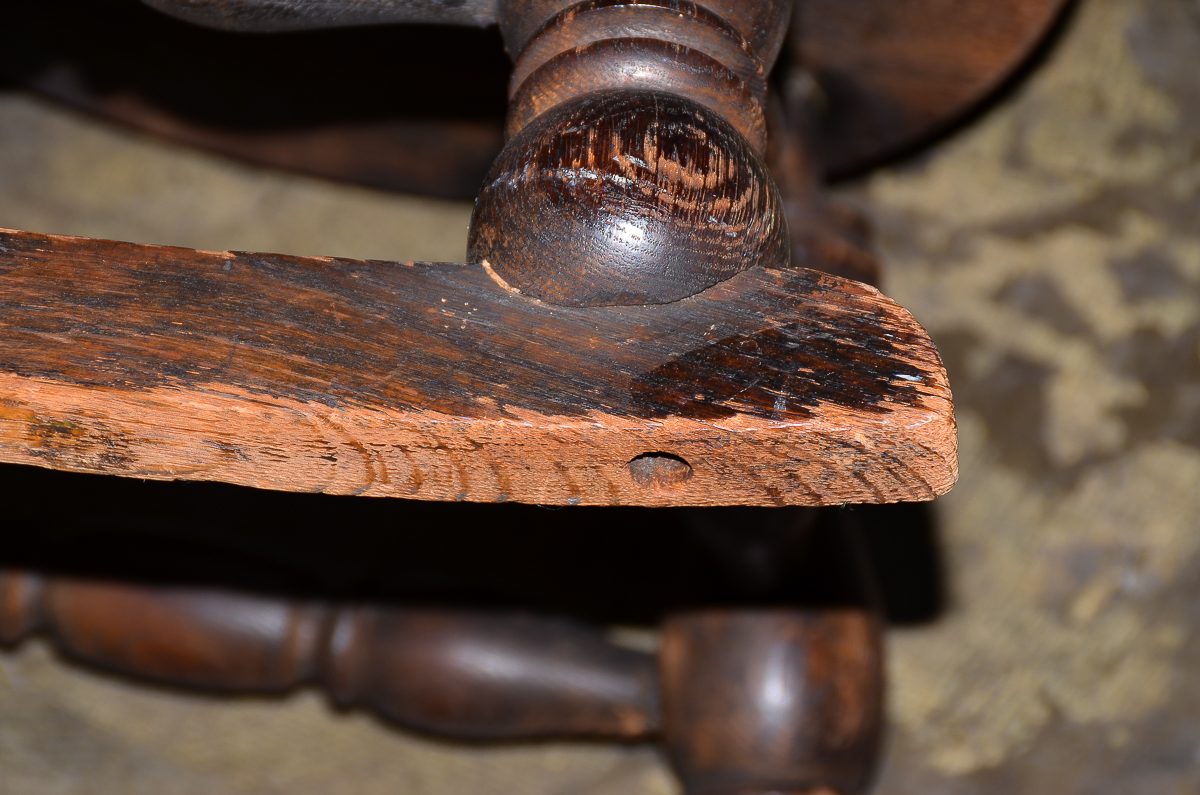 Antique Dutch Style Oak Rocking Chair