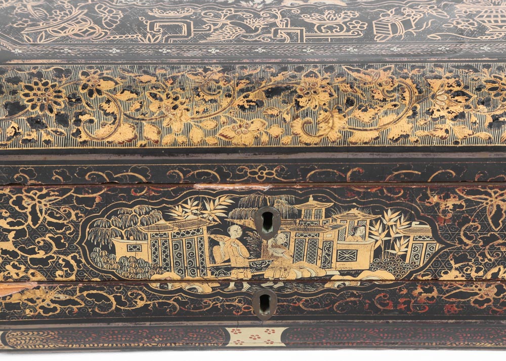 Vintage Chinese Hand Painted Box