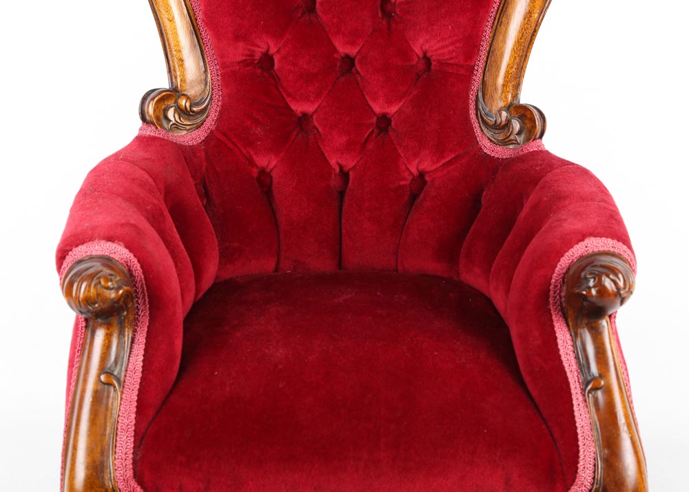 Doll-Sized Victorian Chair