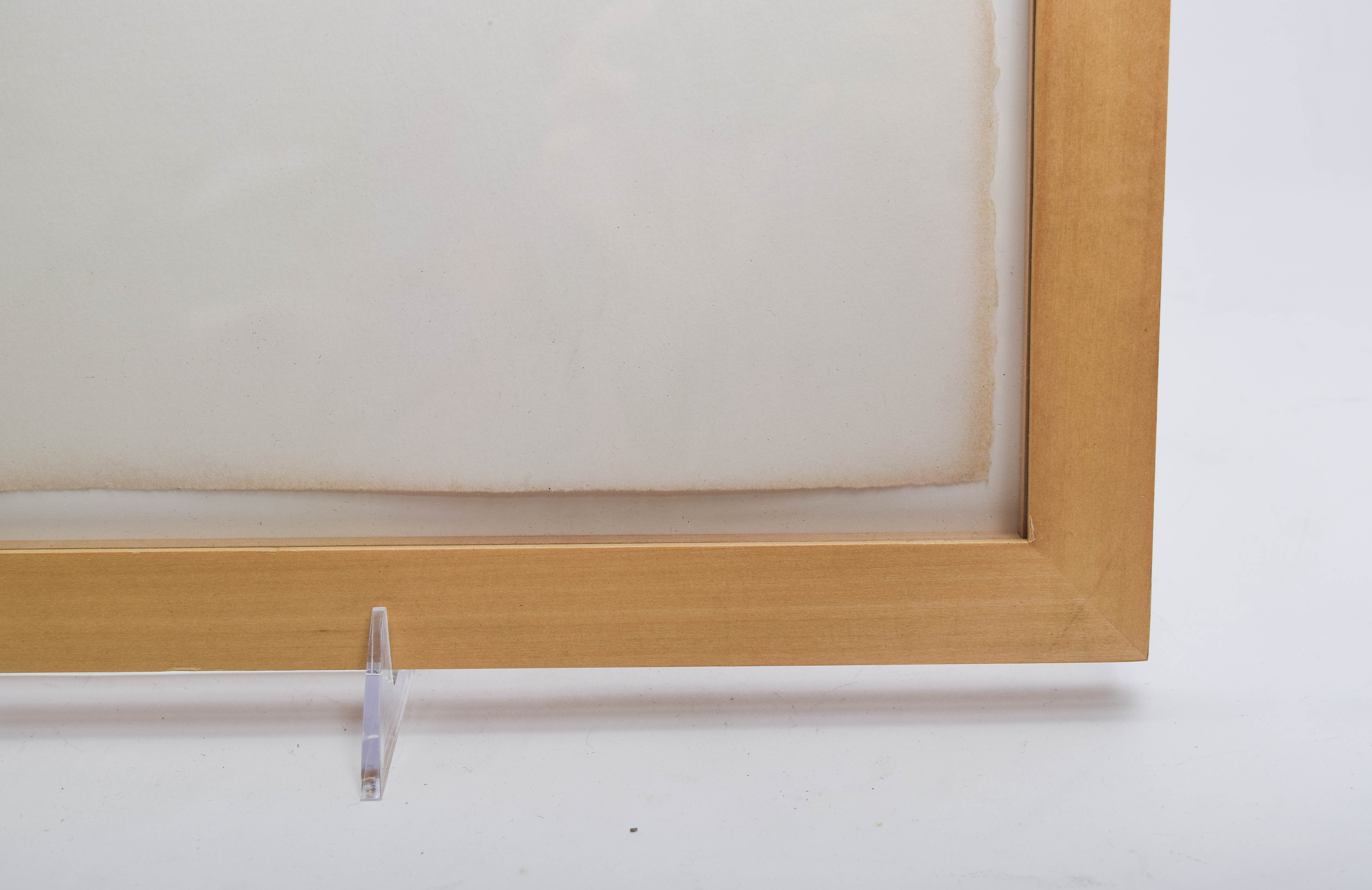 Framed Tory Fair Abstract Etching on Paper