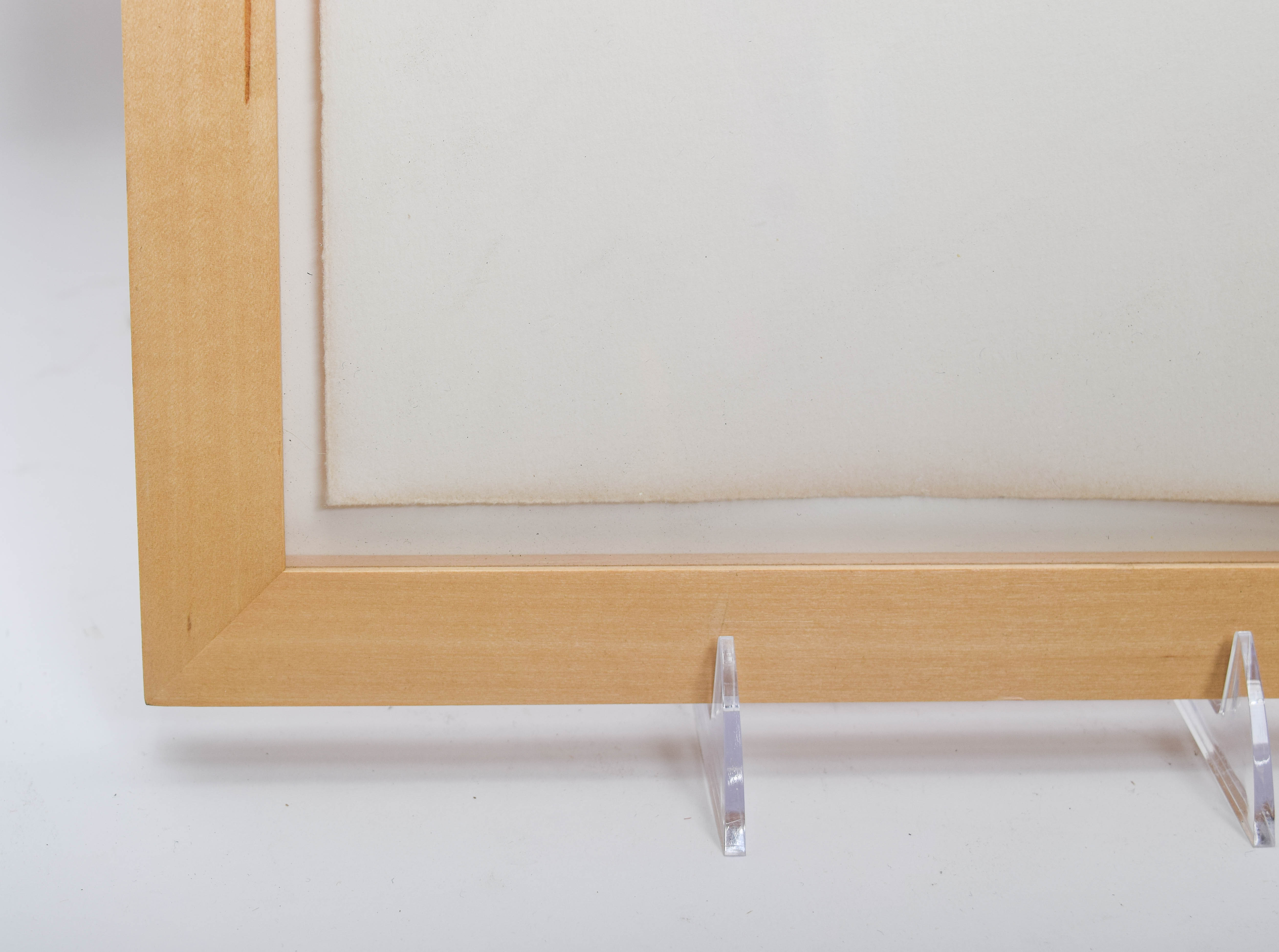 Framed Tory Fair Abstract Etching on Paper