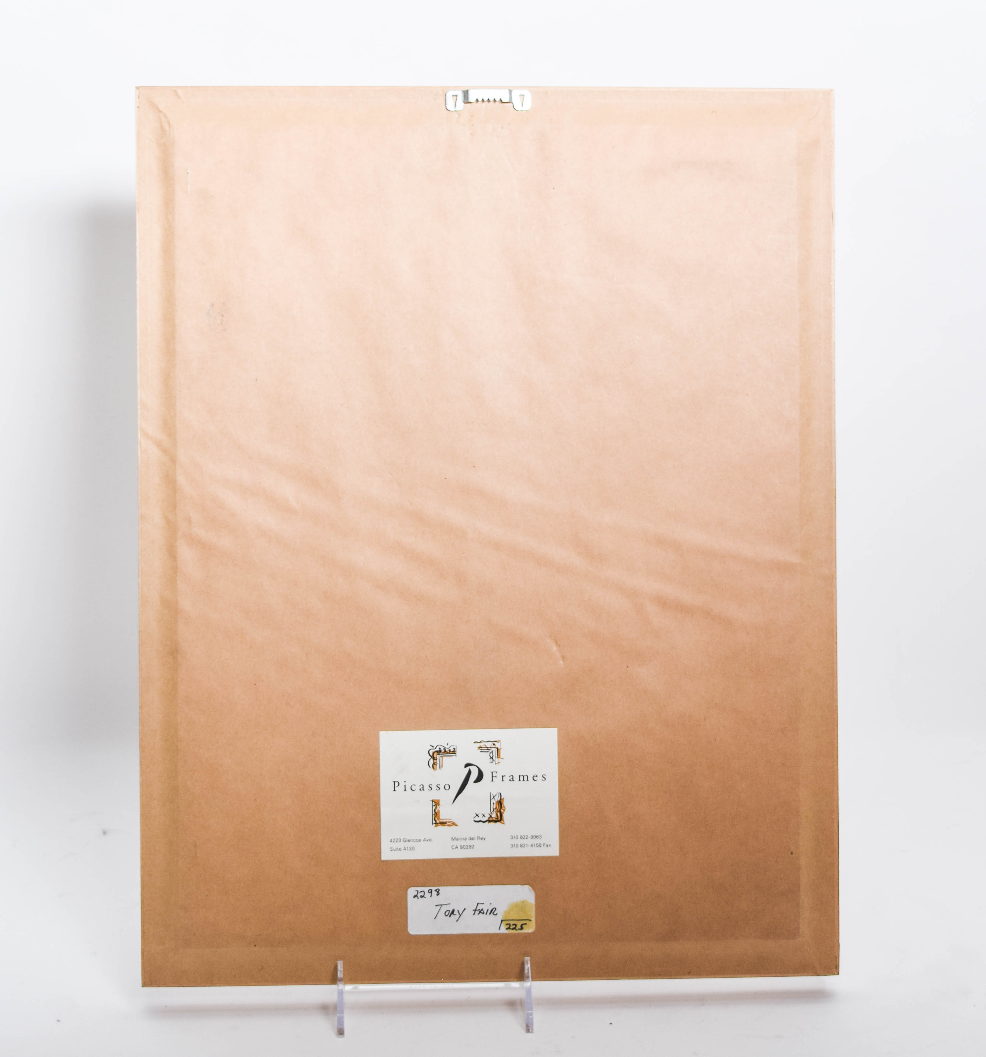 Framed Tory Fair Abstract Etching on Paper