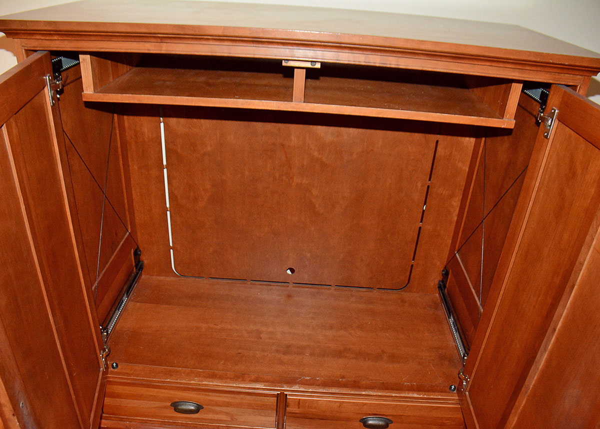 Michaels Furniture Co. for Restoration Hardware Cherry Entertainment Cabinet