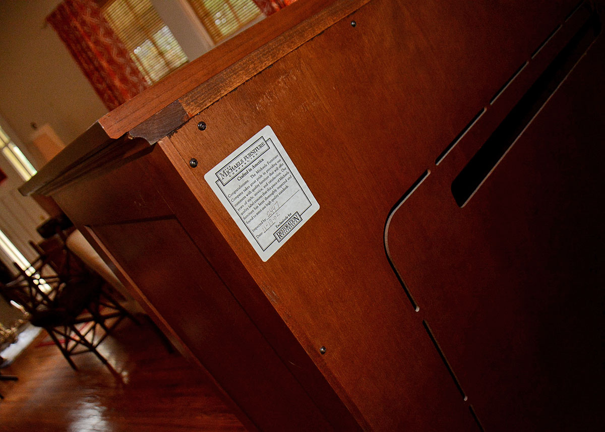 Michaels Furniture Co. for Restoration Hardware Cherry Entertainment Cabinet