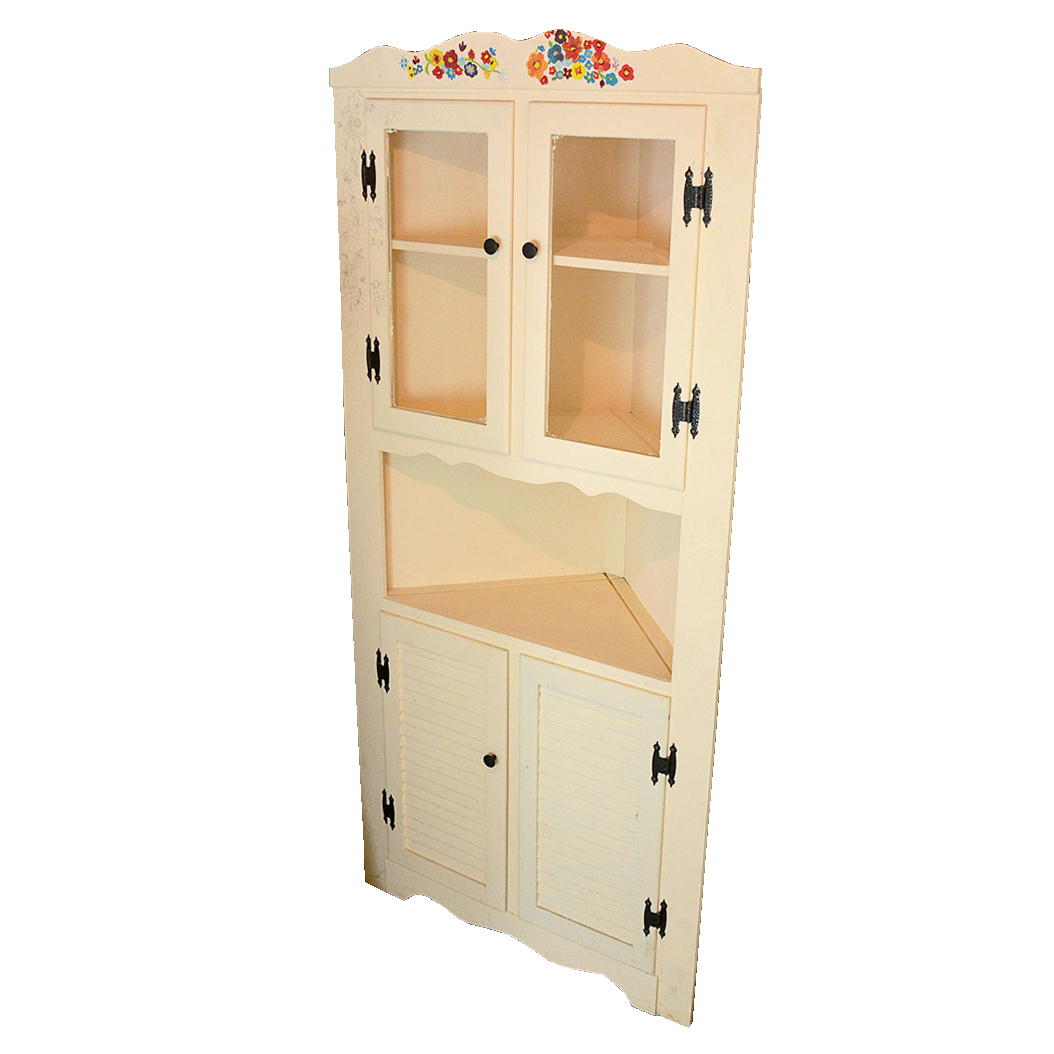 Vintage Corner Hutch