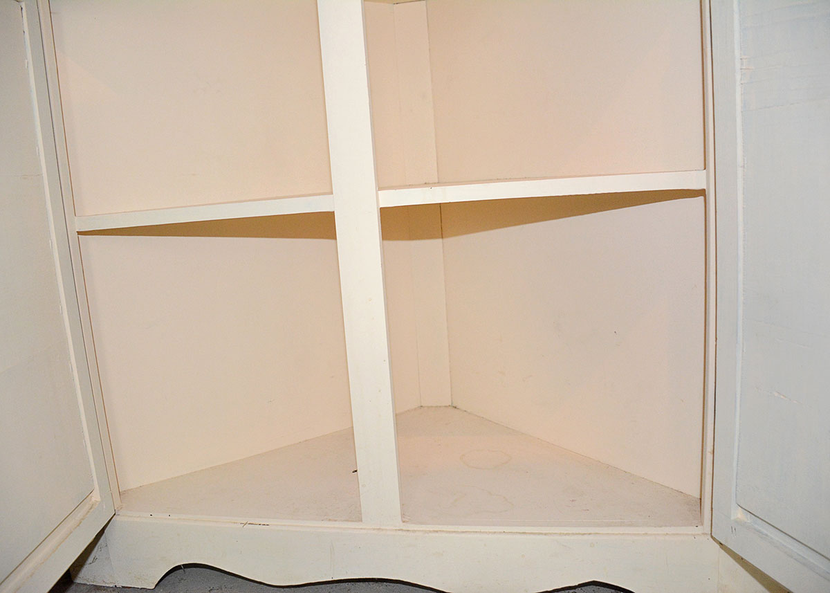 Vintage Corner Hutch