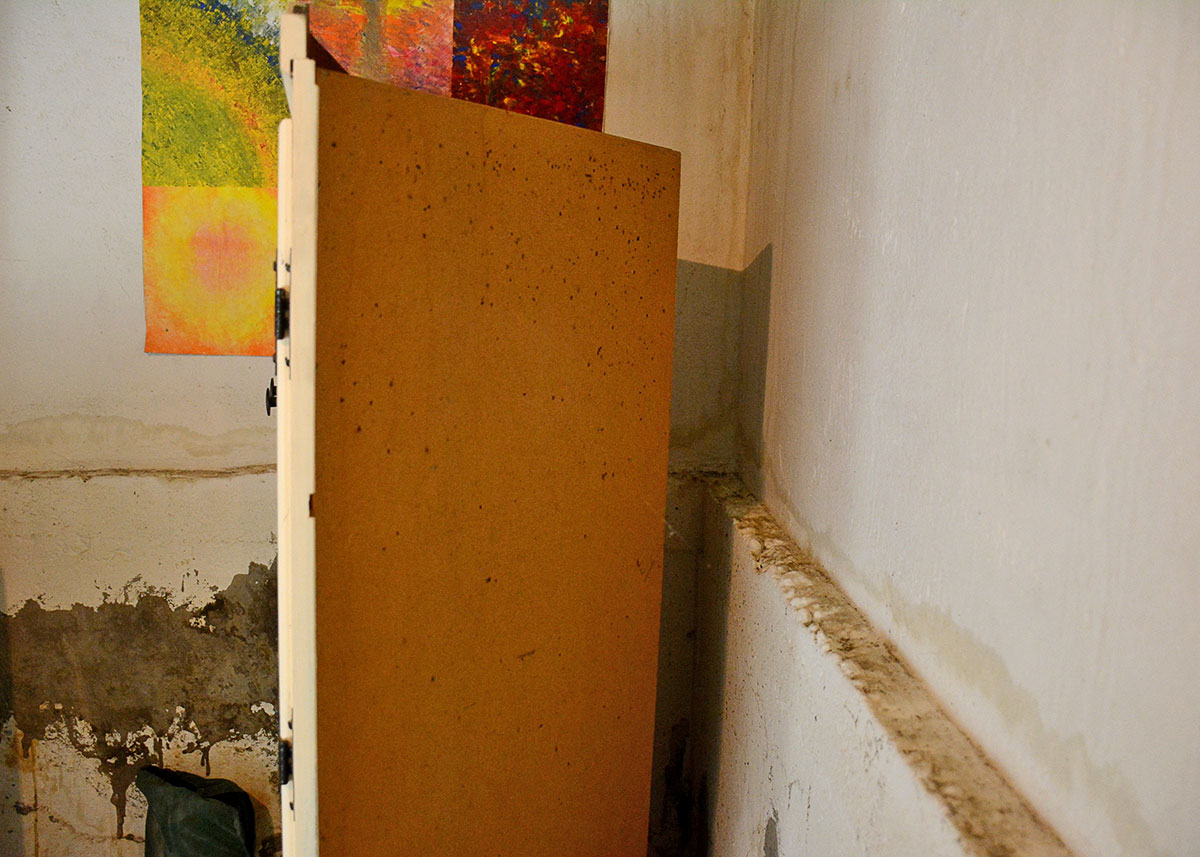 Vintage Corner Hutch