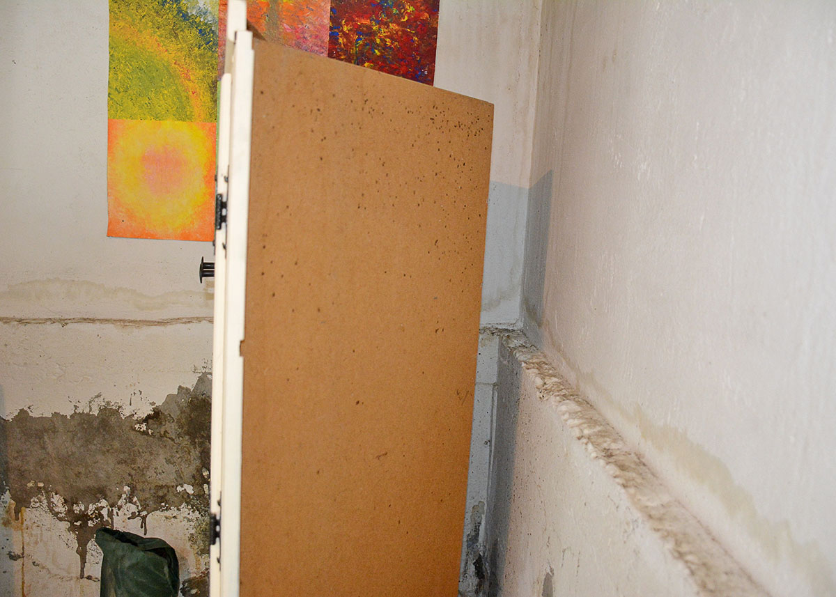 Vintage Corner Hutch