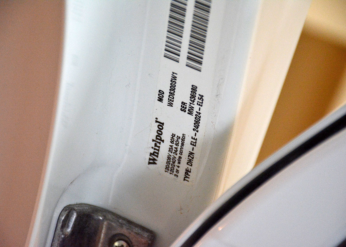 Whirlpool Duet Sport Dryer with Base