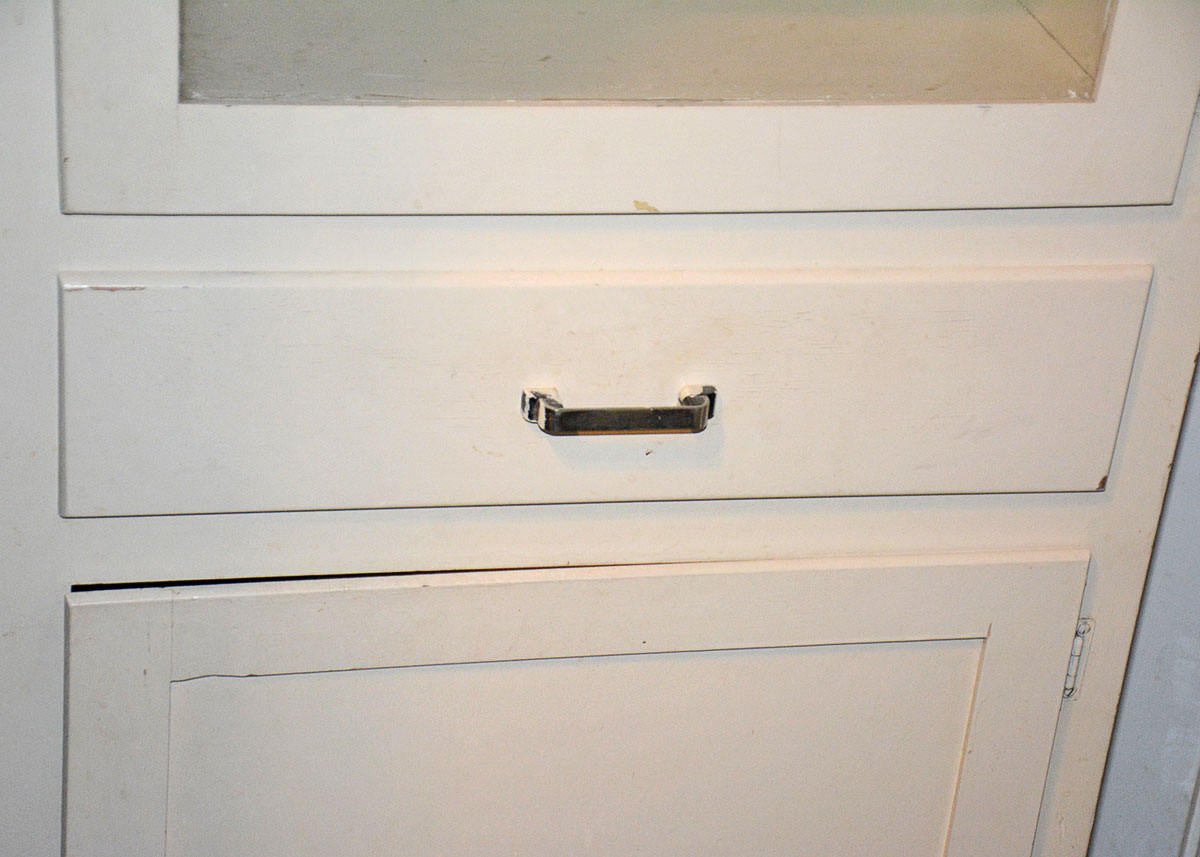 Vintage Art Deco Kitchen China Cabinet