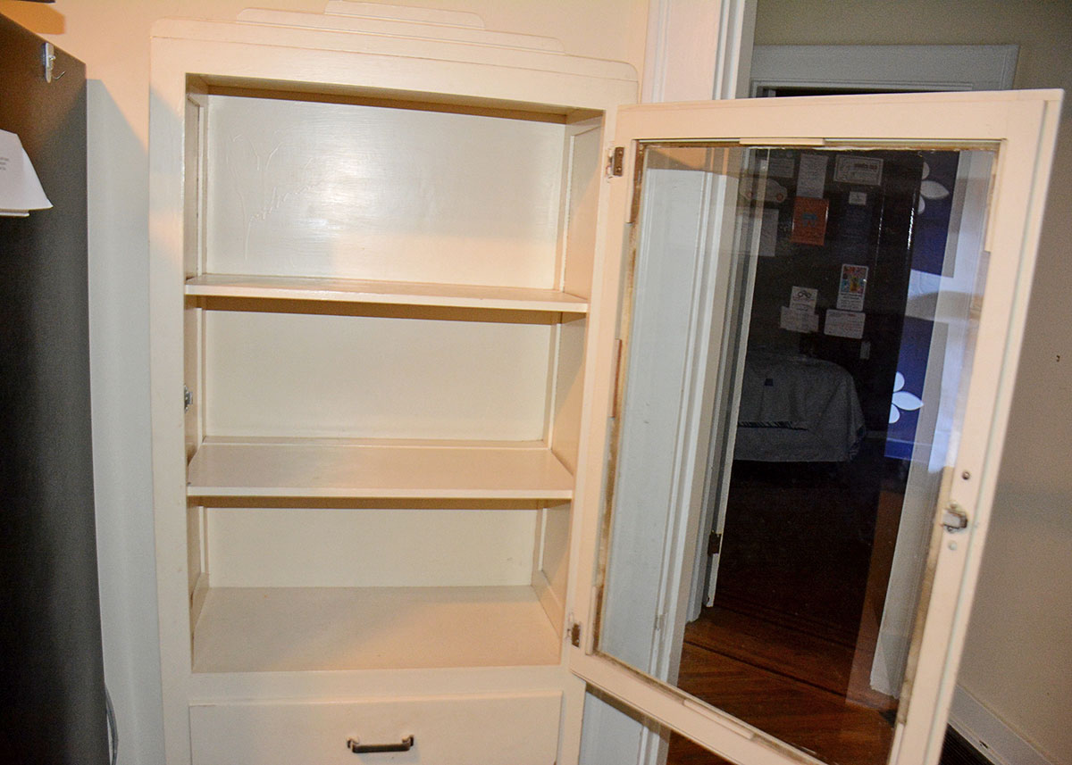 Vintage Art Deco Kitchen China Cabinet