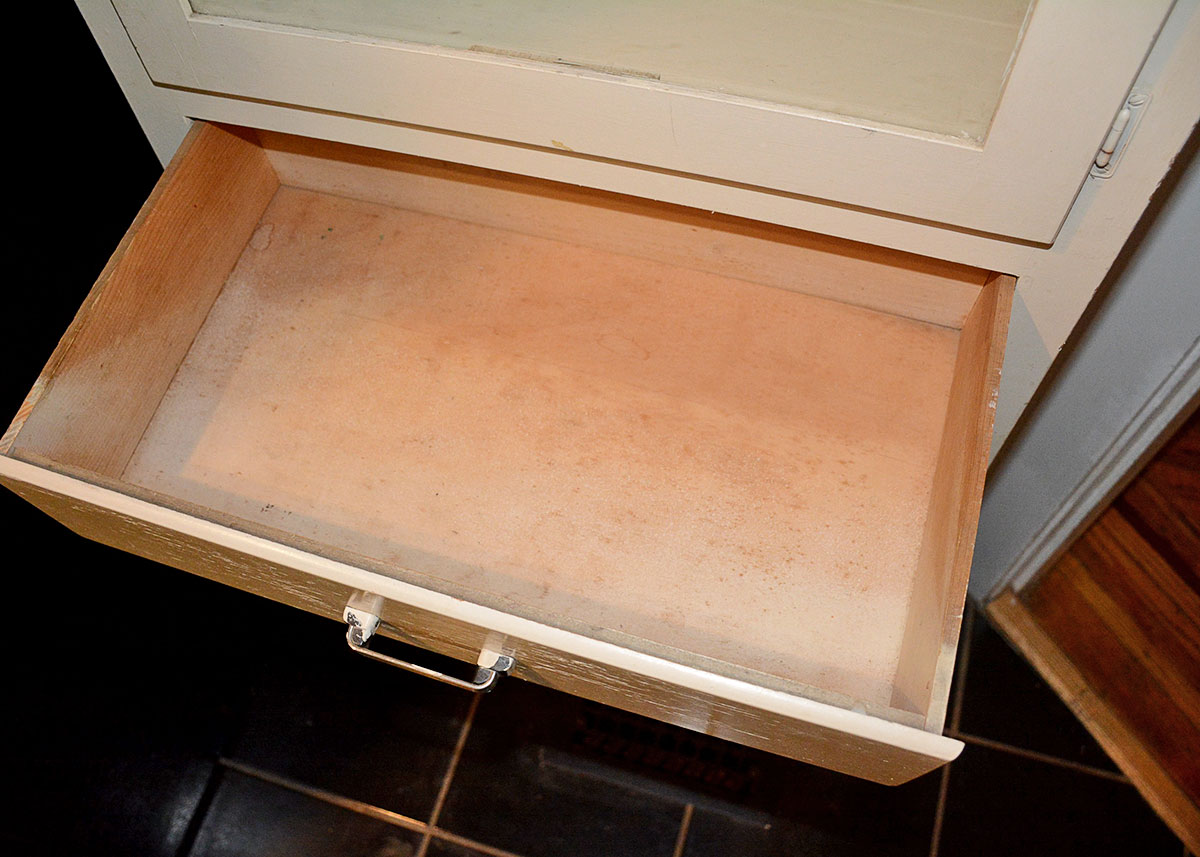 Vintage Art Deco Kitchen China Cabinet