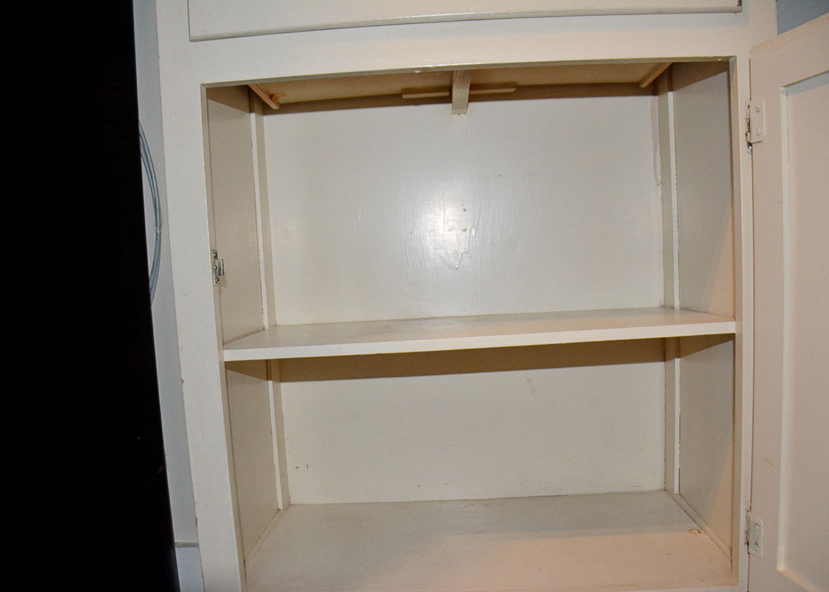 Vintage Art Deco Kitchen China Cabinet