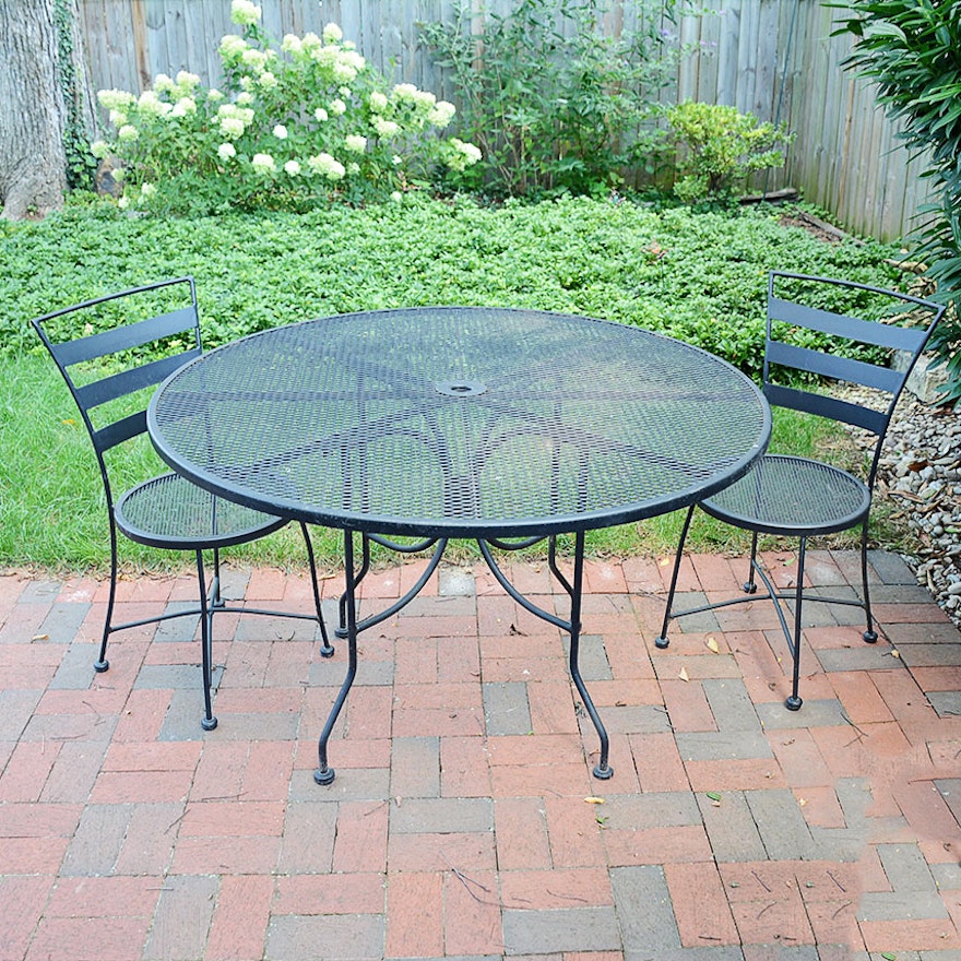 Patio Table with Two Chairs