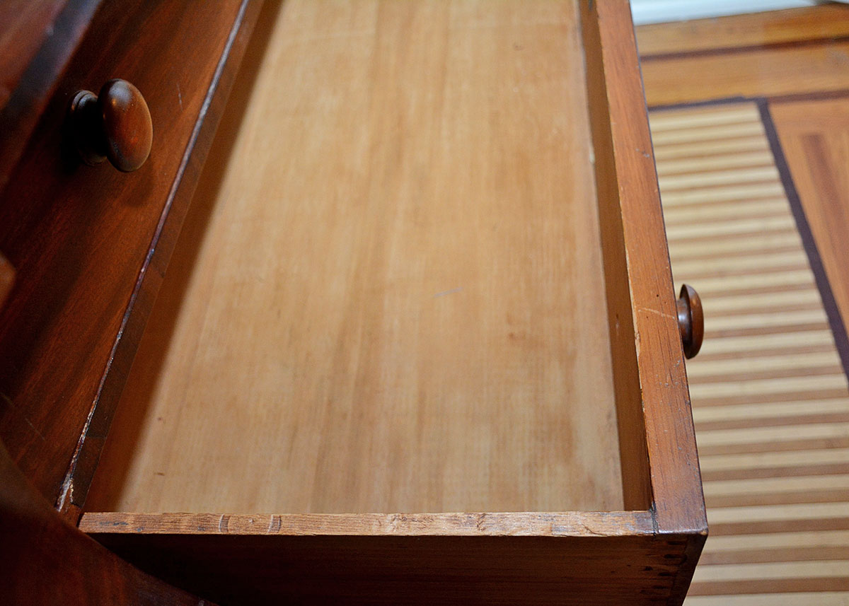 Antique Mahogany Empire Style Chest of Drawers, c. 1840