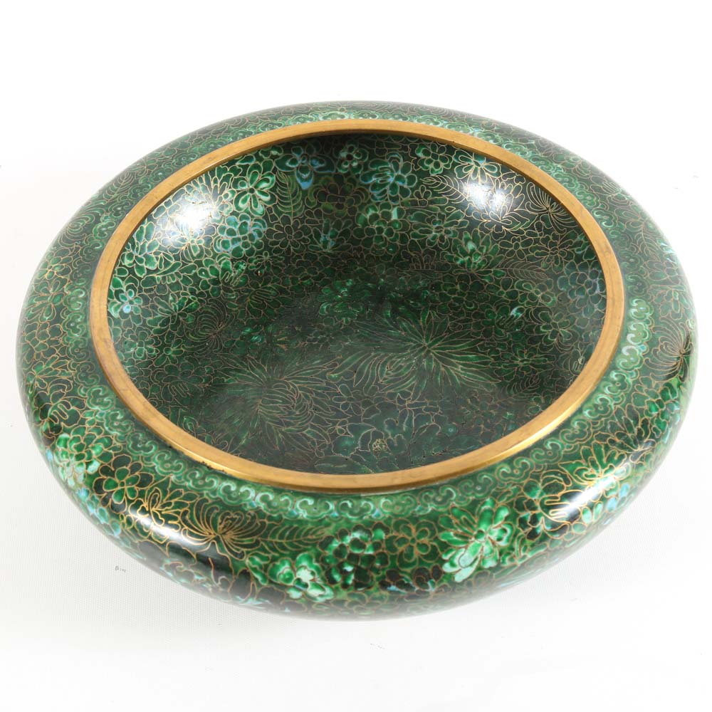 Japanese Cloisonné Brush Washer