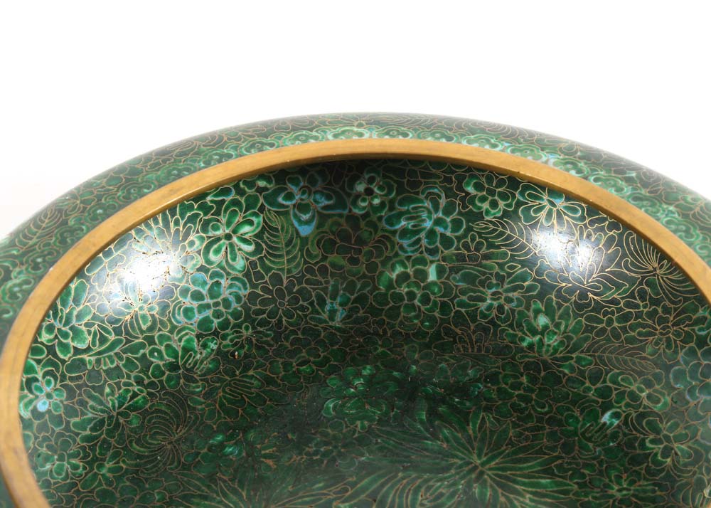 Japanese Cloisonné Brush Washer