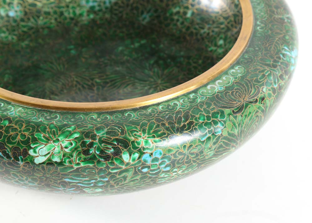 Japanese Cloisonné Brush Washer