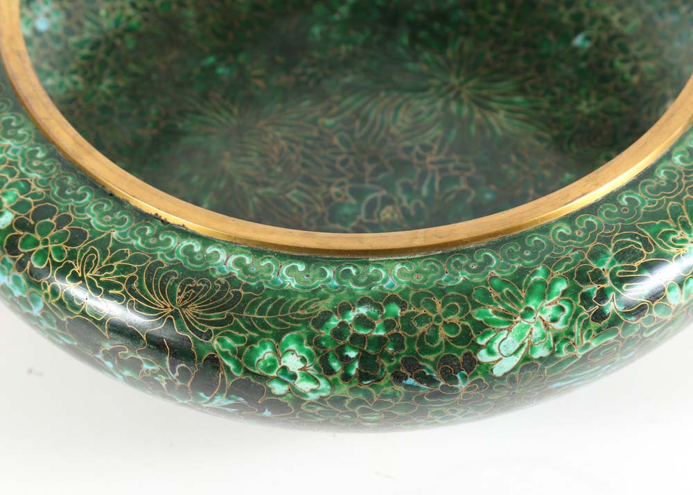 Japanese Cloisonné Brush Washer