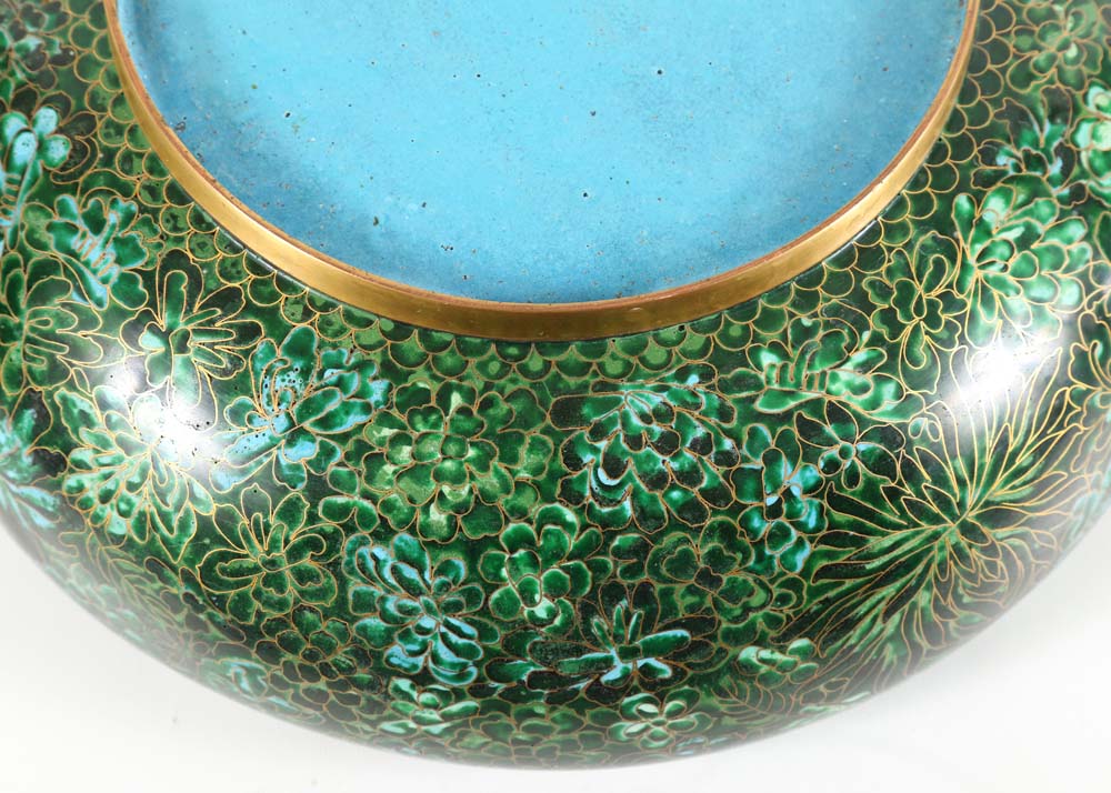Japanese Cloisonné Brush Washer