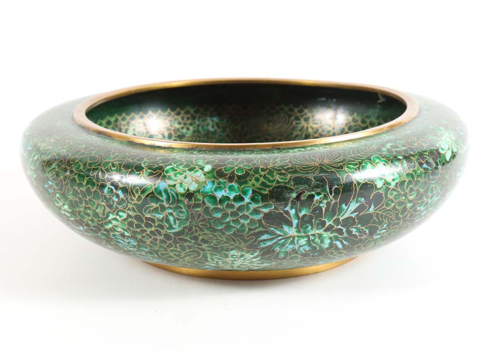 Japanese Cloisonné Brush Washer