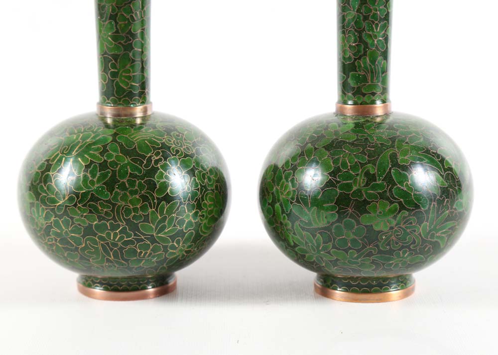 Japanese Cloisonné Vases