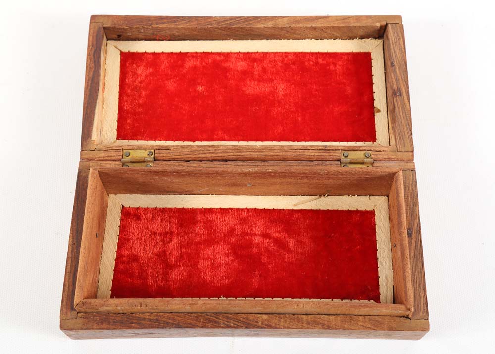 Inlaid Teak Boxes