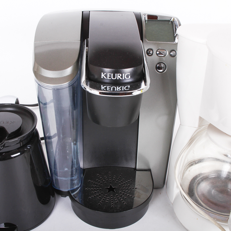 Keurig and Hamilton Coffee Makers
