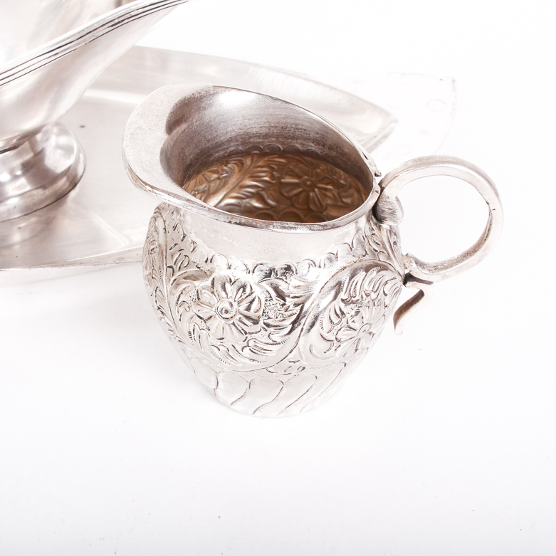 Assorted Silver-Tone Serveware