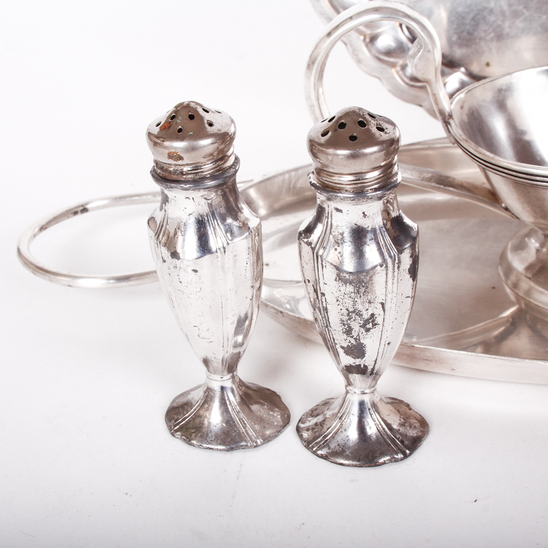Assorted Silver-Tone Serveware