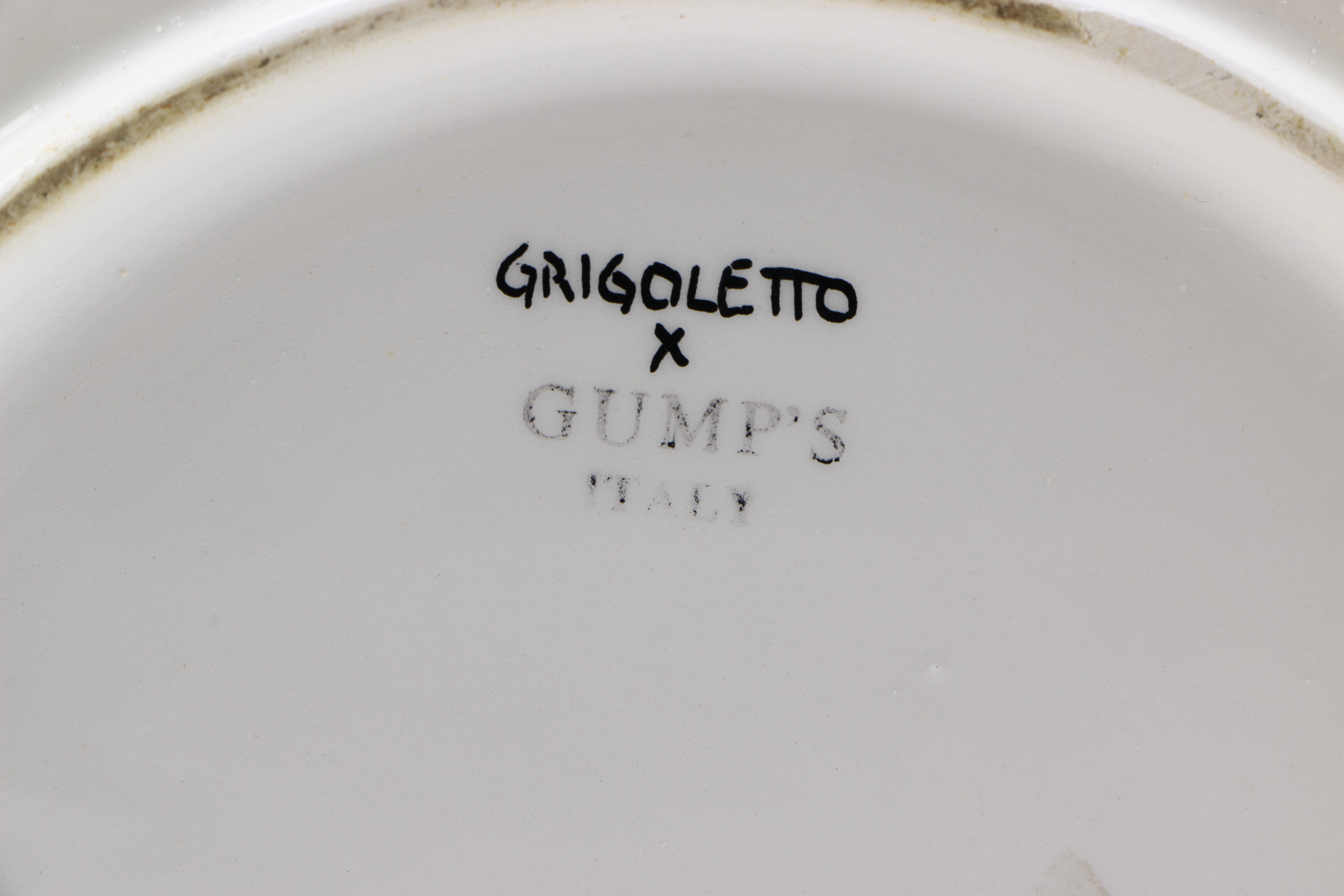 Italian Gump's Ceramic Rooster Canister Set