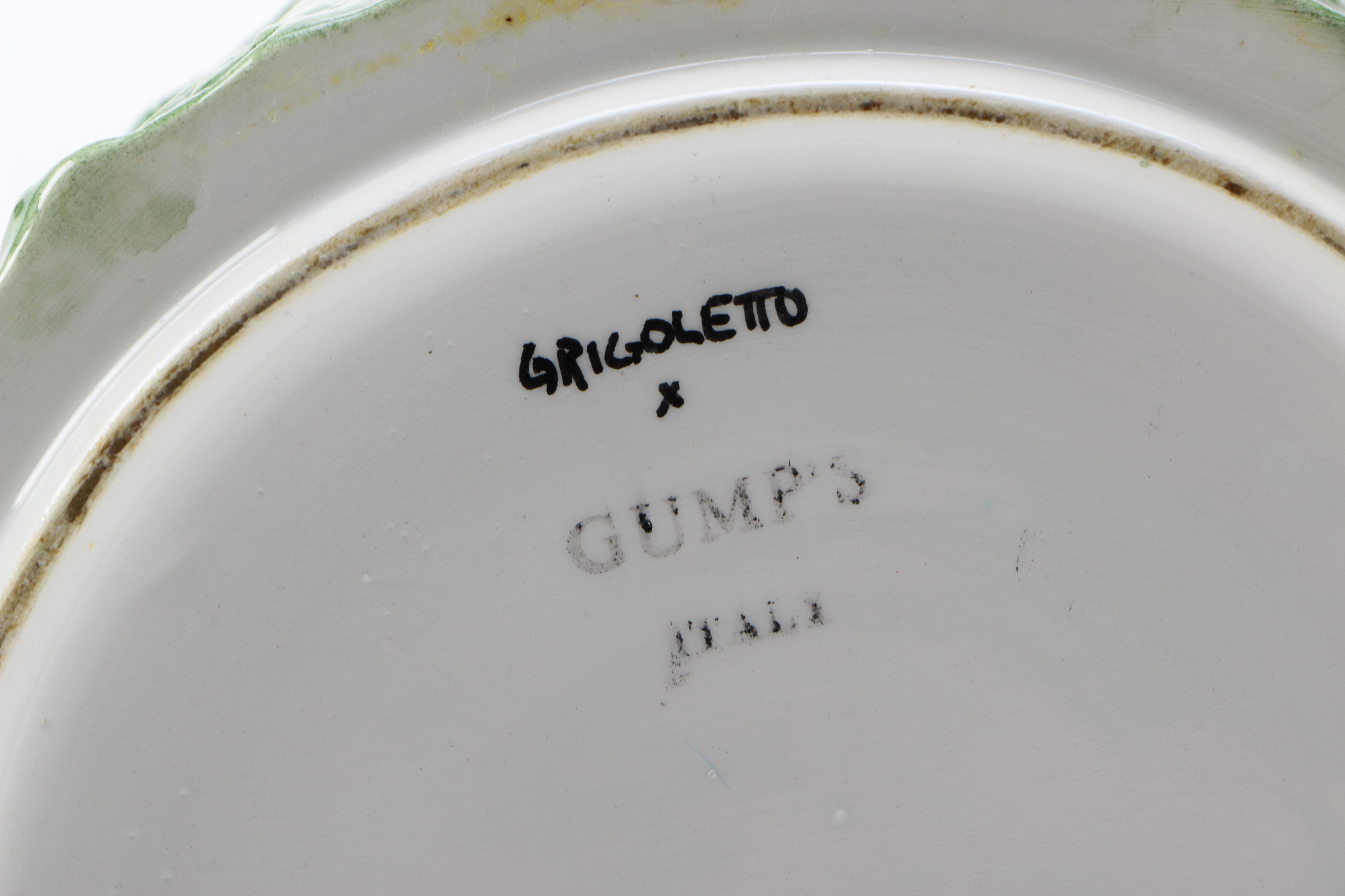 Italian Gump's Ceramic Rooster Canister Set