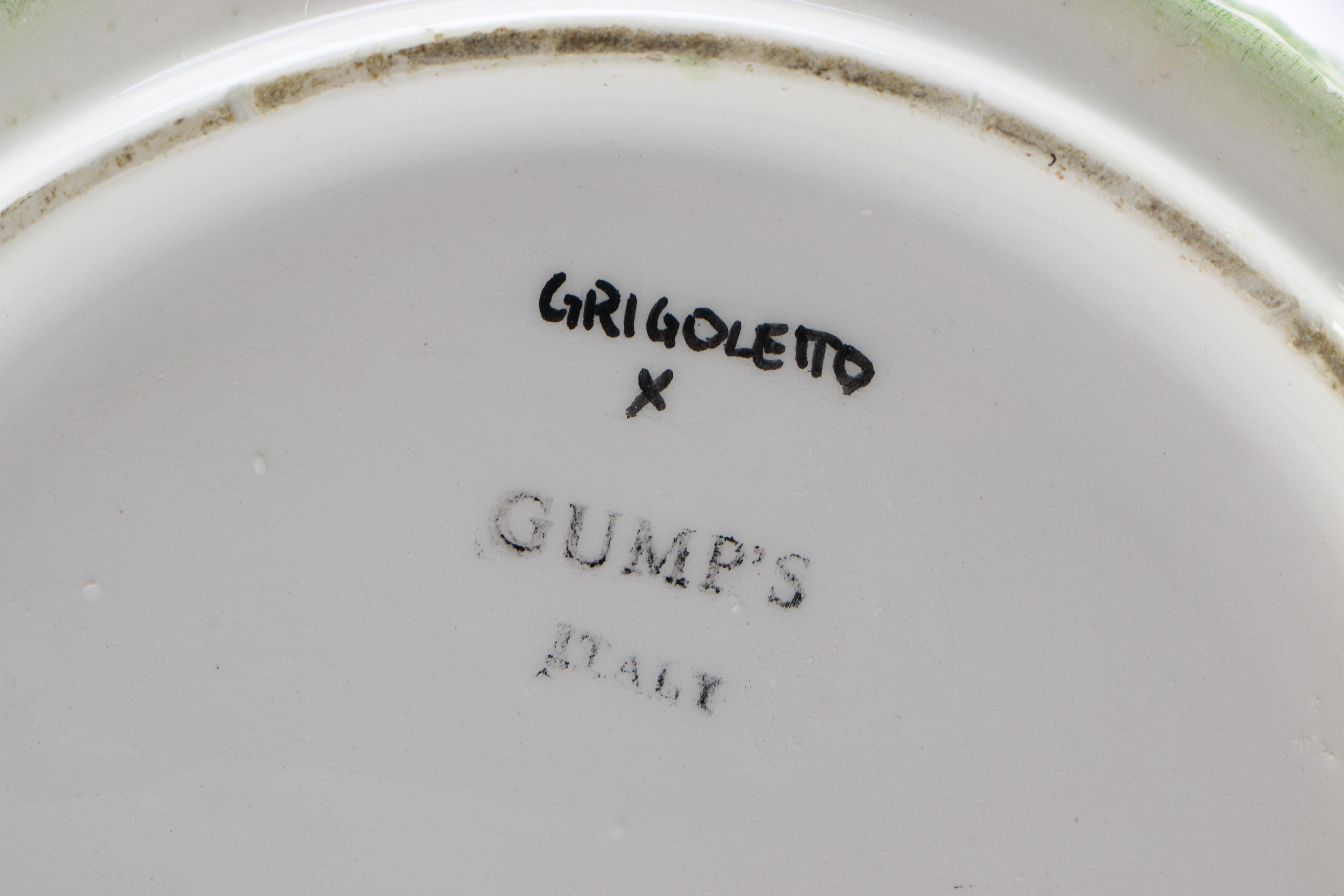 Italian Gump's Ceramic Rooster Canister Set