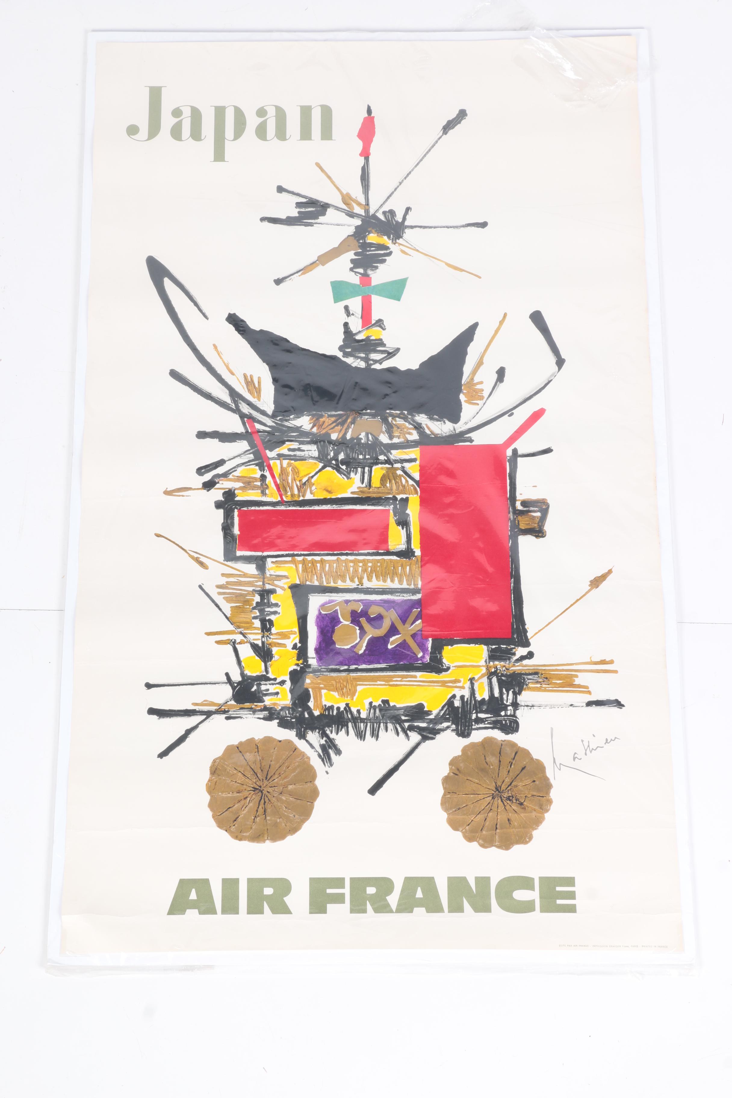 Trans World Airlines and Air France Travel Posters