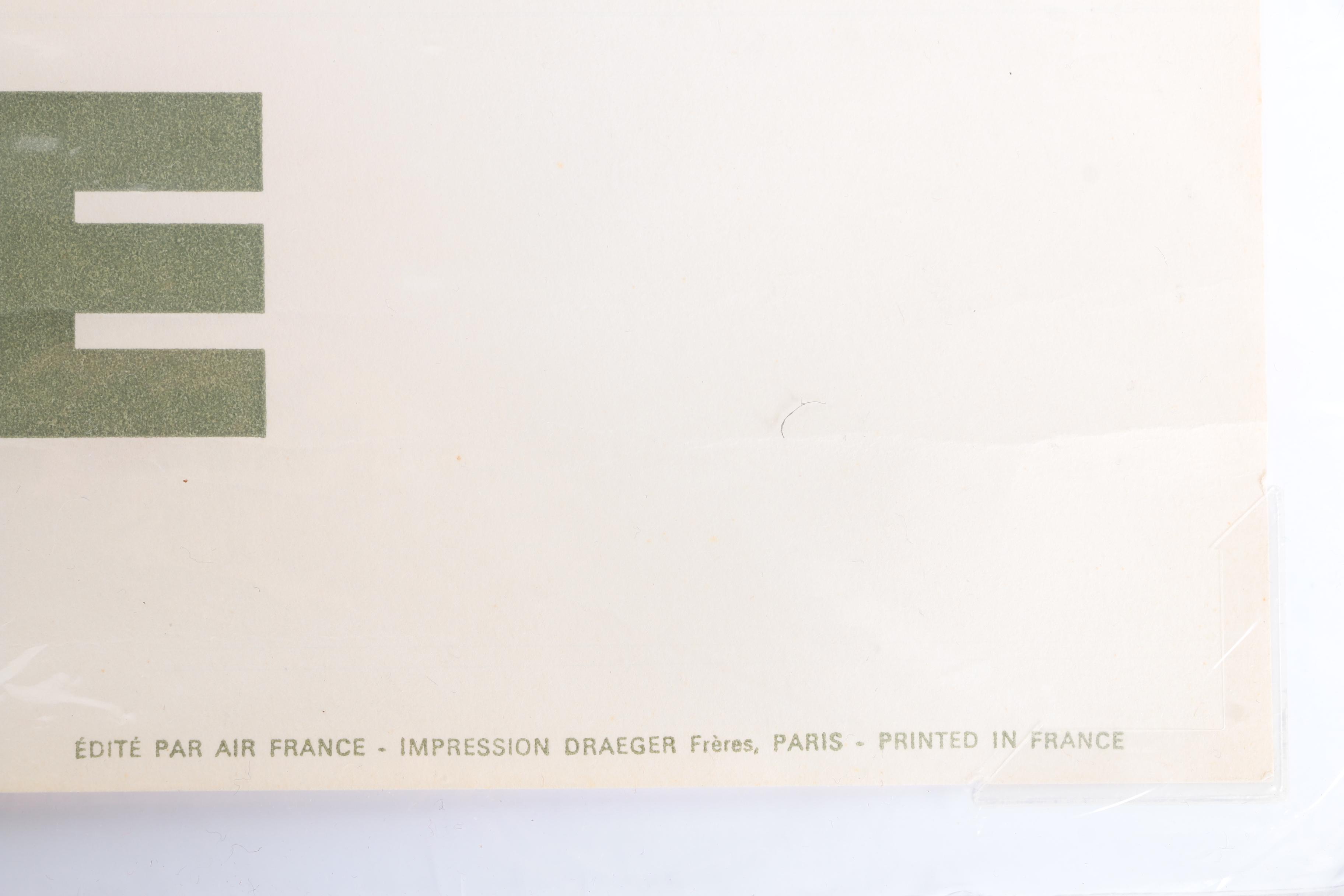 Trans World Airlines and Air France Travel Posters