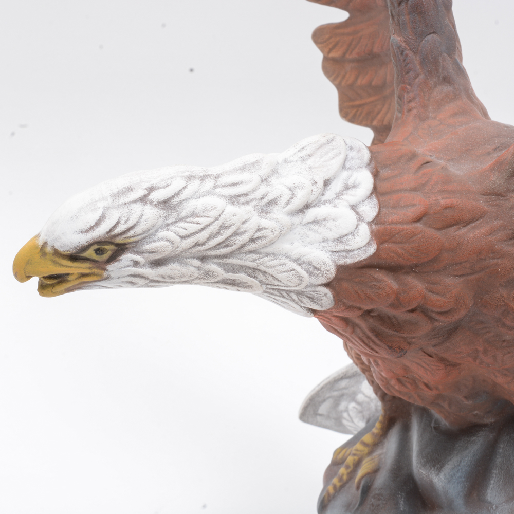 Bald Eagle Ceramic Sculpture
