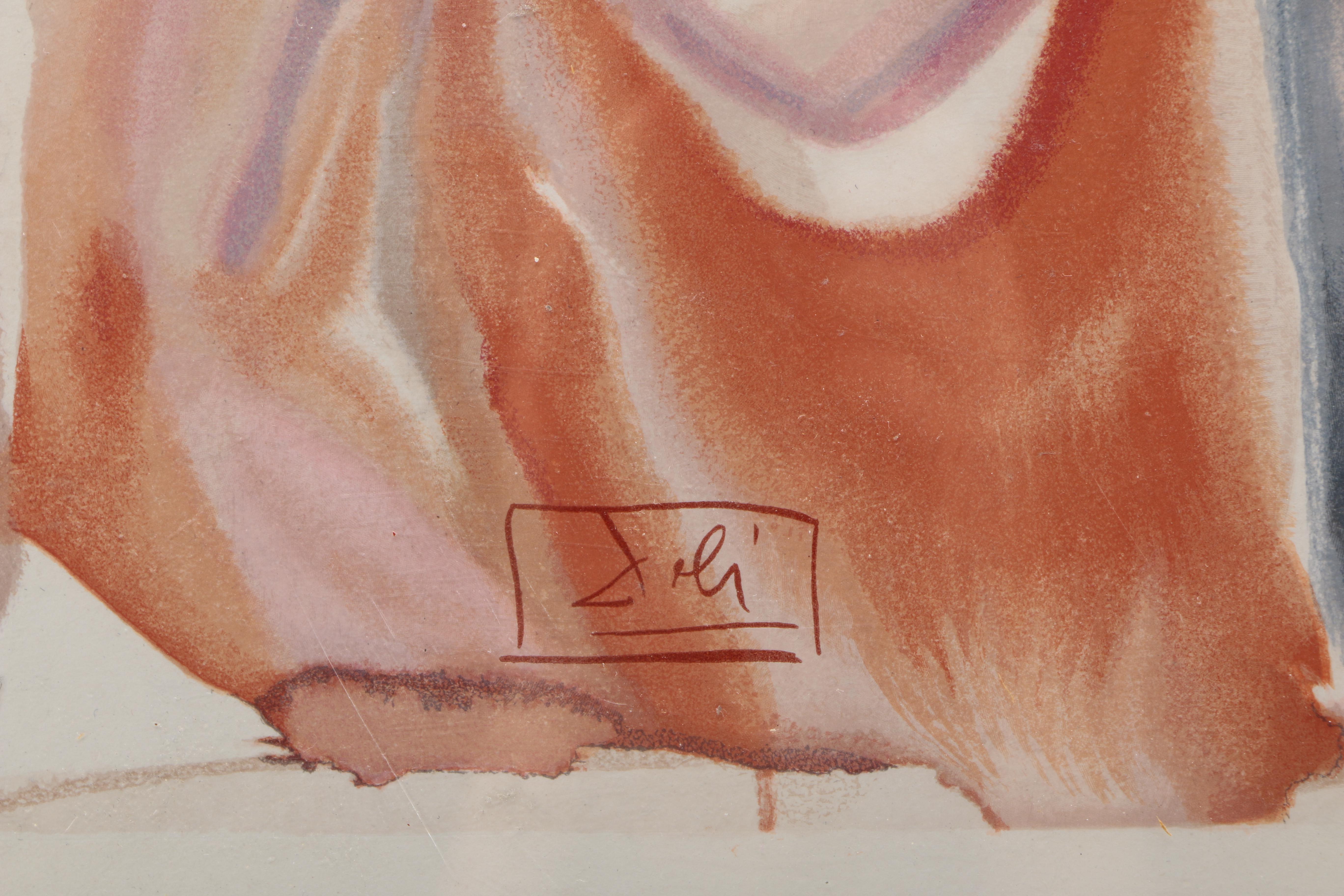 Salvador Dalí Wood Engraving "Heaven Canto 6: Le Ciel de Venus"