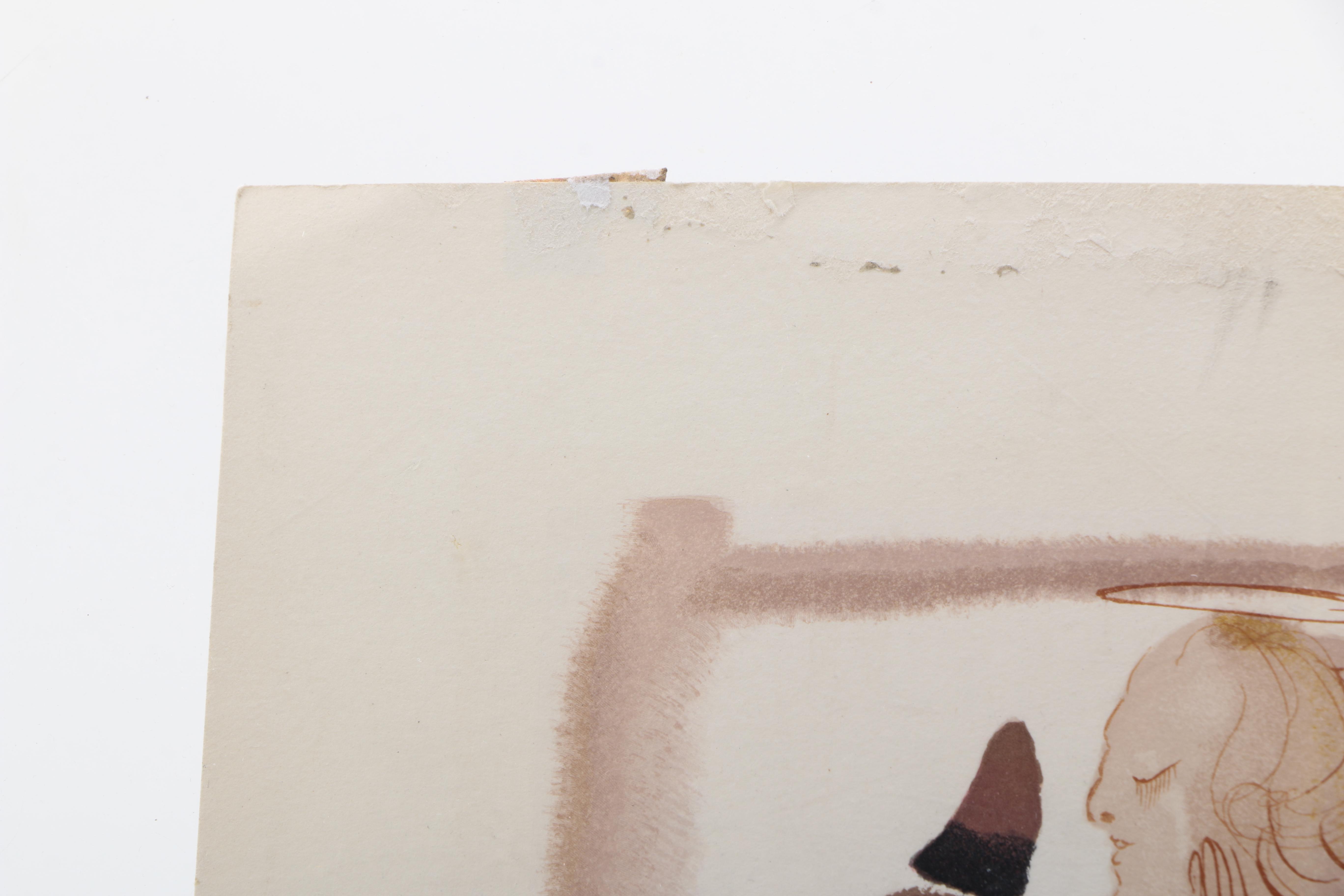 Salvador Dalí Wood Engraving "Heaven Canto 6: Le Ciel de Venus"