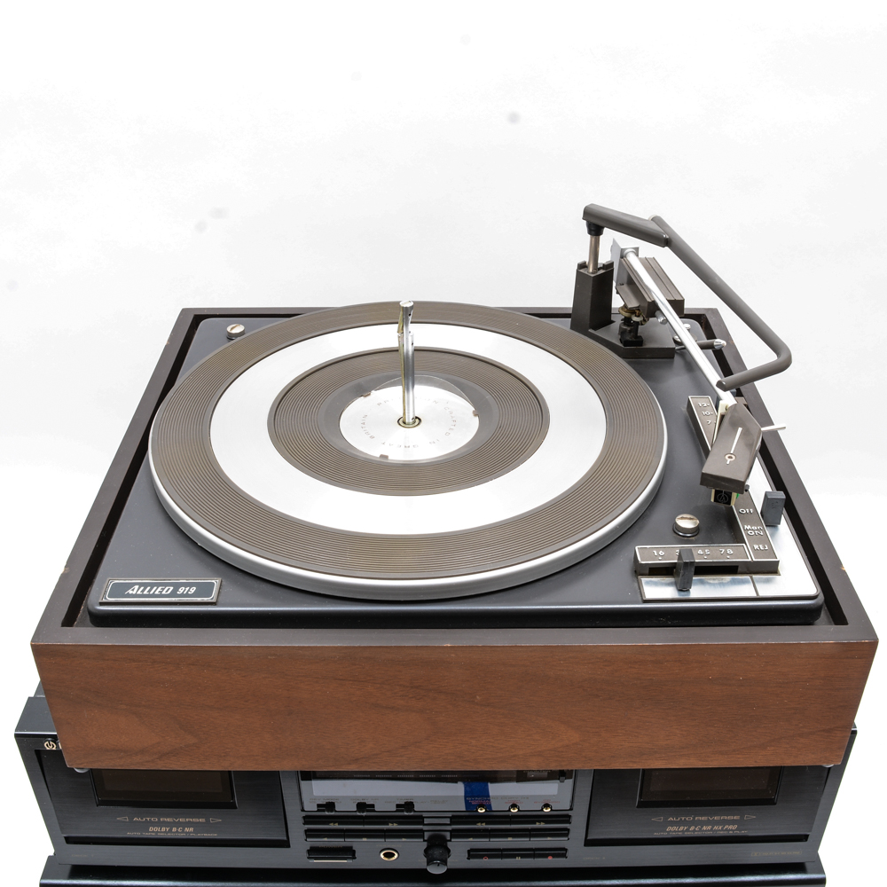 Kenwood Receiver, Allied Turntable and Other A/V Components